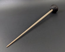 Load image into Gallery viewer, Sheep support spindle in African blackwood and curly maple