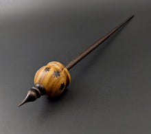 Load image into Gallery viewer, Cauldron spindle in osage orange and ebonized walnut (<font color="red"<b>RESERVED</b></font> for Keri)