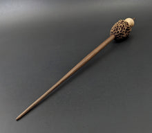 Load image into Gallery viewer, Morel mushroom support spindle in maple and walnut