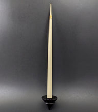 Load image into Gallery viewer, Candle support spindle in African blackwood and holly