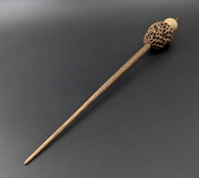 Load image into Gallery viewer, Morel mushroom support spindle in maple and walnut