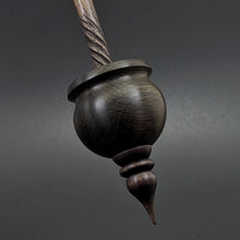 Load image into Gallery viewer, Cauldron spindle in bog oak and walnut