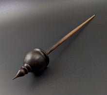 Load image into Gallery viewer, Cauldron spindle in bog oak and walnut