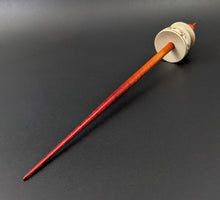 Load image into Gallery viewer, Teacup spindle in holly and hand dyed curly maple