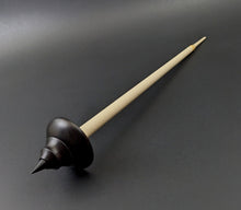 Load image into Gallery viewer, Candle support spindle in African blackwood and holly