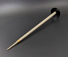Load image into Gallery viewer, Candle support spindle in African blackwood and holly