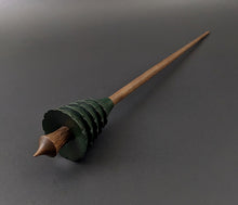 Load image into Gallery viewer, Pine tree spindle in hand dyed walnut and walnut