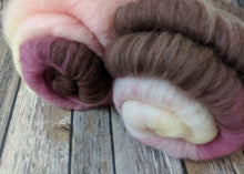 Load image into Gallery viewer, Cherry Blossom mini sock batts (3.5 oz total weight)