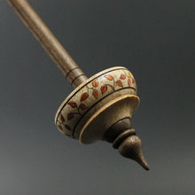 Load image into Gallery viewer, Tibetan style spindle in birdseye maple and walnut