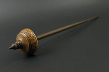 Load image into Gallery viewer, Tibetan style spindle in canarywood and walnut