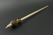 Load image into Gallery viewer, Bird bead spindle in  bocote and curly maple