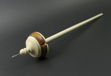 Load image into Gallery viewer, Drop spindle in holly and amboyna burl