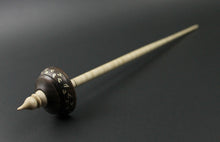 Load image into Gallery viewer, Tibetan style spindle in East Indian rosewood and curly maple