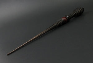 Wand spindle in hand dyed walnut