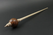 Load image into Gallery viewer, Bead spindle in ironwood burl and curly maple