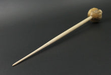 Load image into Gallery viewer, Mushroom support spindle in spalted tamarind and curly maple