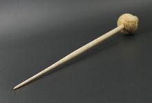 Load image into Gallery viewer, Mushroom support spindle in Karelian birch and curly maple