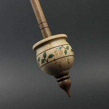 Load image into Gallery viewer, Cauldron spindle in birdseye maple and walnut