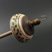 Load image into Gallery viewer, Drop spindle in curly maple and walnut