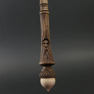 Oak King wand spindle