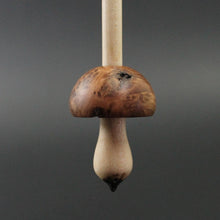 Load image into Gallery viewer, Mushroom support spindle in thuya burl and maple