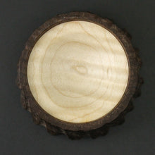 Load image into Gallery viewer, Spinning bowl in walnut and curly maple