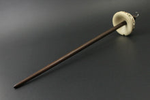 Load image into Gallery viewer, Drop spindle in holly and Peruvian walnut