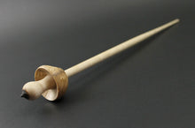 Load image into Gallery viewer, Mushroom support spindle in birdseye maple and curly maple