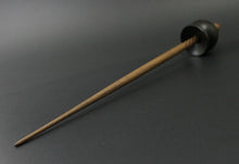 Load image into Gallery viewer, Cauldron spindle in bog oak and walnut (&lt;font color=&quot;red&quot;&lt;b&gt;RESERVED&lt;/b&gt;&lt;/font&gt; for Courtney)