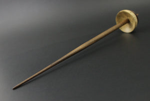 Tibetan style spindle in walnut and spalted tamarind