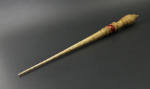 Load image into Gallery viewer, Wand spindle in hand dyed curly maple