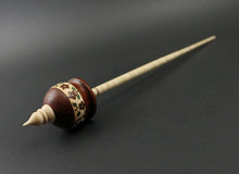 Load image into Gallery viewer, Cauldron spindle in padauk and curly maple