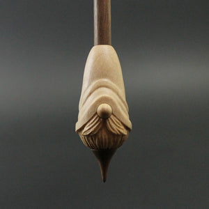 Gnome support spindle in maple and walnut