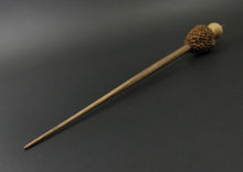 Load image into Gallery viewer, Mushroom support spindle in maple and walnut