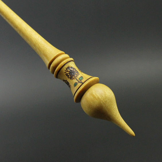 Russian style spindle in yellowheart