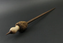 Load image into Gallery viewer, Mushroom support spindle in maple and walnut