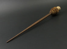 Load image into Gallery viewer, Mushroom support spindle in maple and walnut