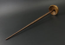 Load image into Gallery viewer, Tibetan style spindle in amboyna burl and walnut