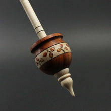 Load image into Gallery viewer, Cauldron spindle in padauk and curly maple