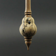 Load image into Gallery viewer, Bird bead spindle in spalted tamarind and walnut