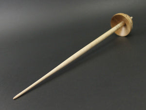 Tibetan style spindle in birdseye maple and curly maple