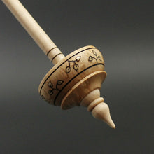 Load image into Gallery viewer, Tibetan style spindle in birdseye maple and curly maple