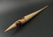Load image into Gallery viewer, Phang spindle in hand dyed curly maple