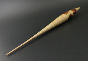 Phang spindle in hand dyed curly maple