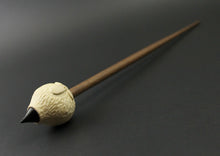 Load image into Gallery viewer, Sheep support spindle in holly and walnut (&lt;font color=&quot;red&quot;&lt;b&gt;RESERVED&lt;/b&gt;&lt;/font&gt; for Lulu)