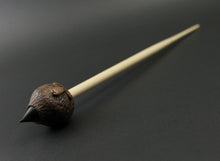 Load image into Gallery viewer, Sheep support spindle in walnut and curly maple (&lt;font color=&quot;red&quot;&lt;b&gt;RESERVED&lt;/b&gt;&lt;/font&gt; for Beansi)