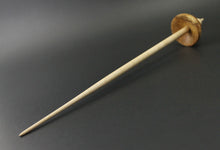 Load image into Gallery viewer, Tibetan style spindle in amboyna burl and curly maple