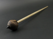 Load image into Gallery viewer, Sheep support spindle in walnut and curly maple (&lt;font color=&quot;red&quot;&lt;b&gt;RESERVED&lt;/b&gt;&lt;/font&gt; for Debbie)