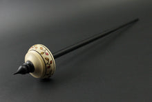 Load image into Gallery viewer, Tibetan style spindle in holly and frogwood