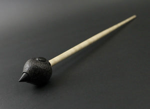 Sheep support spindle in Indian ebony and curly maple (<font color="red"<b>RESERVED</b></font> for Tricia)